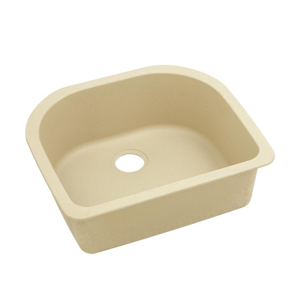 Quartz Classic 25 X 22 X 8-1/2 Single Bowl Undermount Sink Sand